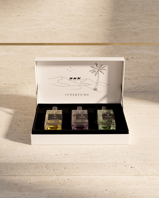 IV Perfume gift box with Void, Vagris and Solora